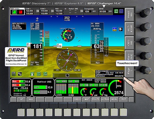 [RX1-11-16713] MGL Challenger Lite 10.4 Touchscreen With Attitude