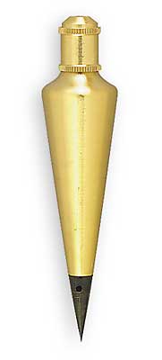 [RX1-12-01711] Plumb Bob Brass 8 Oz 6C235