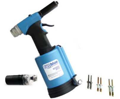[RX1-12-03430] Blue Pneumatic Air Hydraulic Riveter With Vaccum BP-50V