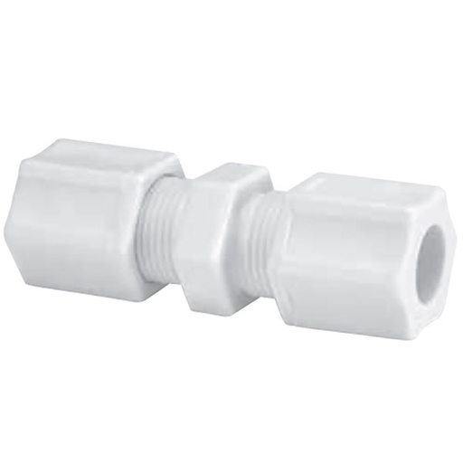 [RX1-12-05460] 1/4 Nylon Gripper Style Nut Compression Connector