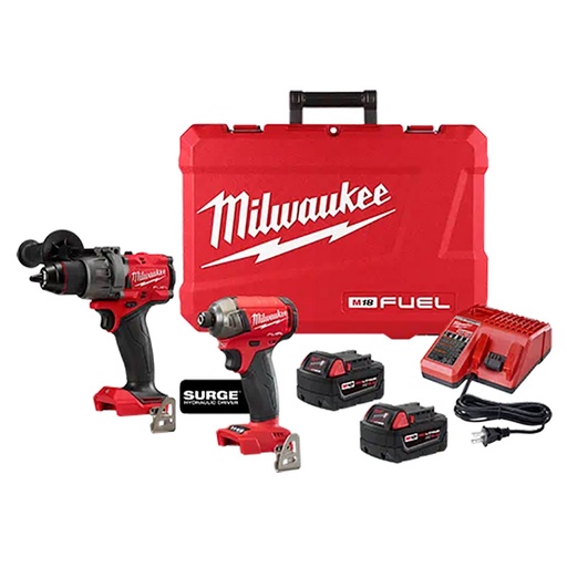 [RX1-12-06242] Milwaukee EeM18 Fuel 2-Tool Combo Kit