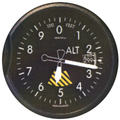 [RX1-13-04798] Round Altimeter Fridge Magnet
