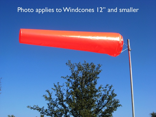[RX1-13-17655] Windcone Cotton Duck Windsock 10 X 43