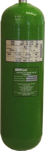 [RX1-13-17966] Aerox 4110-200-4 Oxygen Assembly Kevlar 115 Cubic Feet
