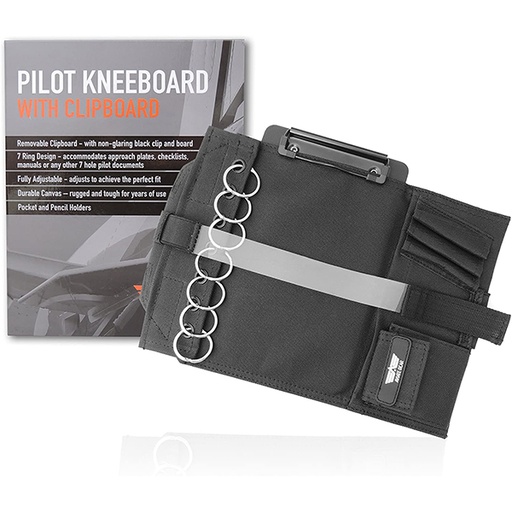 [RX1-13-21477] Pilot Kneeboard With Clipboard