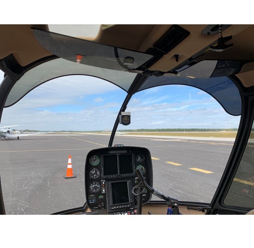 [RX1-13-23663] Premium Winshield Jet Shade Robinson R66