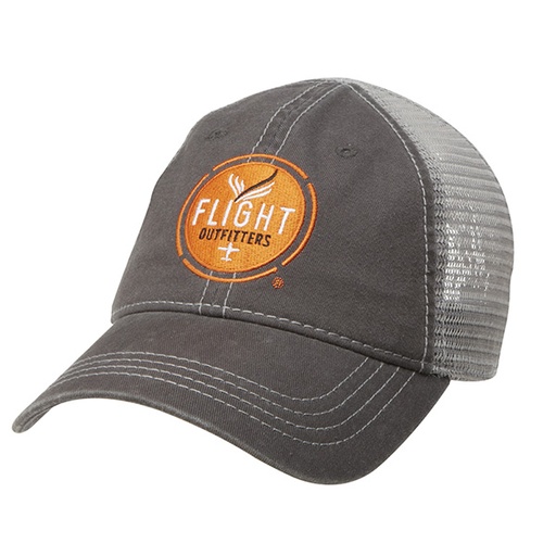[RX1-13-23948] Flight Outfitters Grey Trucker Hat