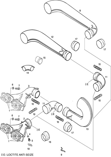 [RX1-15-02190] ROTAX 879-920 OUTLET ELBOW ASSY.