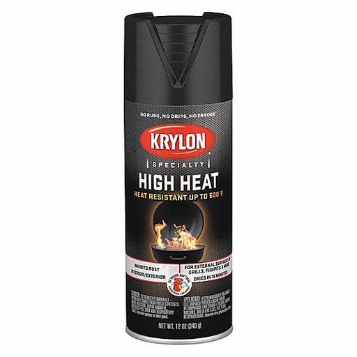 [RX1-15-08255] Krylon High Heat Paint Black