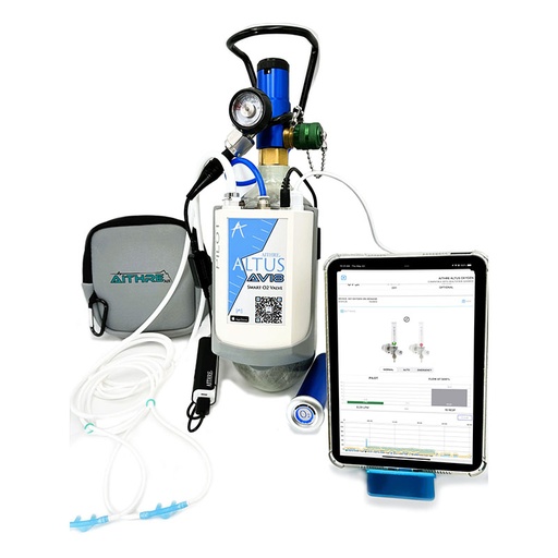 [RX1-11-20333] AvI8 2-Place Smart O2 Valve With 152L Oxygen Bottle With Meso