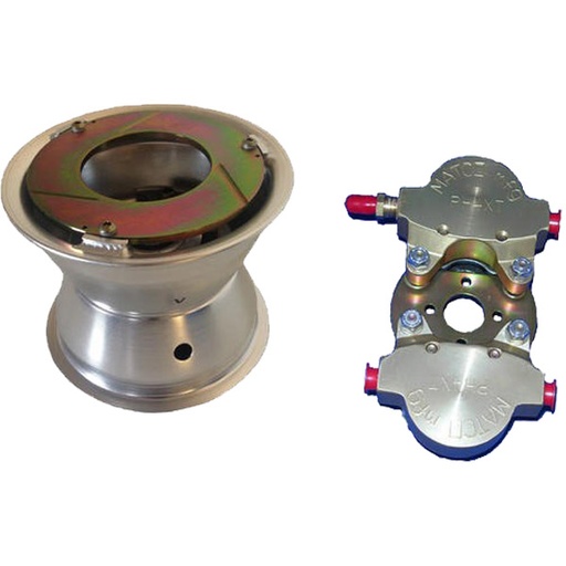 [RX1-06-04716] Matco Ul 6 Wheel & Brake .62 Dual Caliper Silver MHMH6BD.62-S