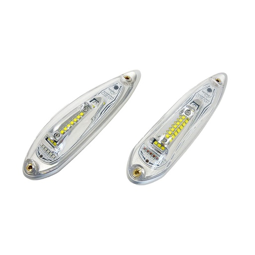 [RX1-11-20632] Aveo Daylite Series Andromeda Wing Lights Pair Green/Red Nav Strobe