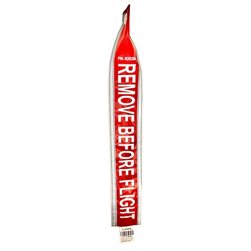 [RX1-13-25839] Plane Sights Glass Bead Reflective Flags with Reflective Letters 3X12 Red