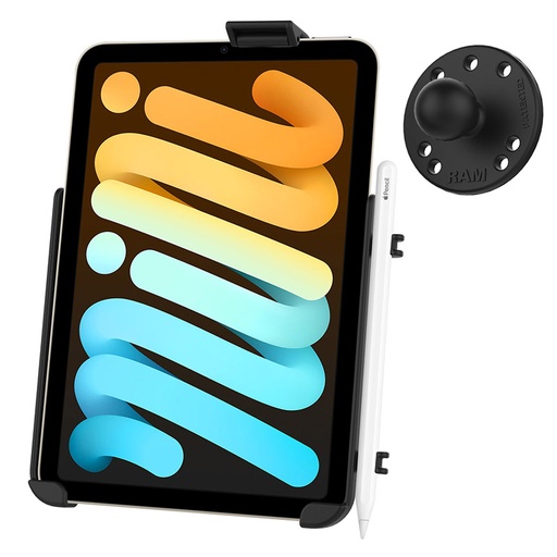 [RX1-11-20674] RAM EZ-Rollr Cradle with Ball for Apple iPad mini (A17 Pro) & mini 6