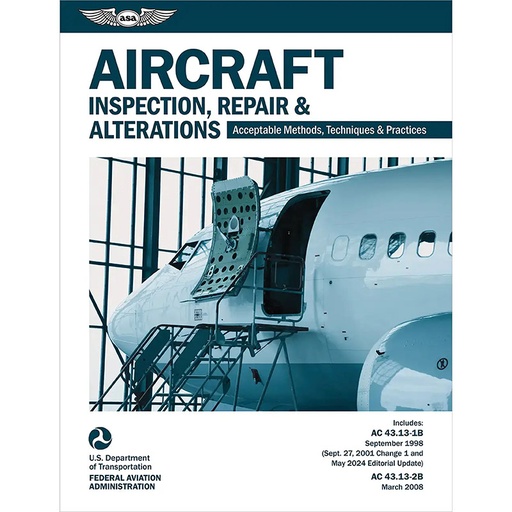 [RX1-13-06050-PD] ASA Aircraft Inspection Repair & Alterations 2025 (eBook PDF)