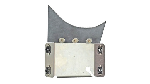 [RX1-05-32210] Airforms Baffle Rear Center Bare Black Seal AF87404-10-BRBK