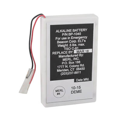 [RX1-99-02209] EBC ELT Battery BP-1045 - Reduced Shelf Life