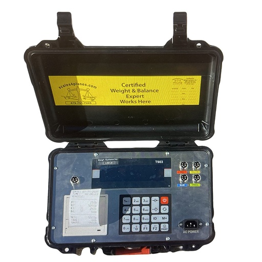 [RX1-12-06594] Weigh-Systems 30000 Lb. Capacity Jack Pad Scale Set Of 3