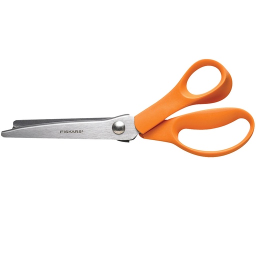 [RX1-12-06598] Fiskars. Orange-Handled Pinking Shears