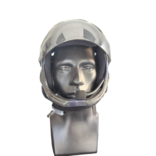 [RX1-11-20781] Bonehead ADX Nova Pilotx + Comms Full Face Flight Helmet