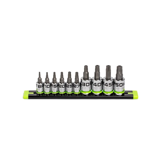 [RX1-12-06625] Grip Edge Tools - 10-Pc RPT Security Star Driver Set