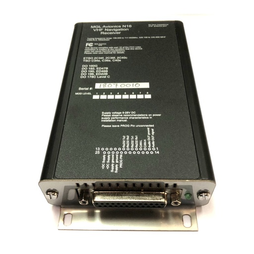 [RX1-11-20788] MGL N16 Nav Radio