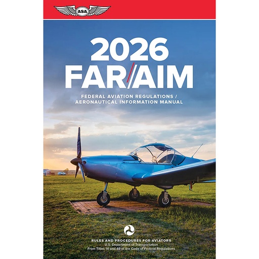 [RX1-13-15200-26-12] ASA 2026 FAR/AIM Softcover Book (Case of 12)