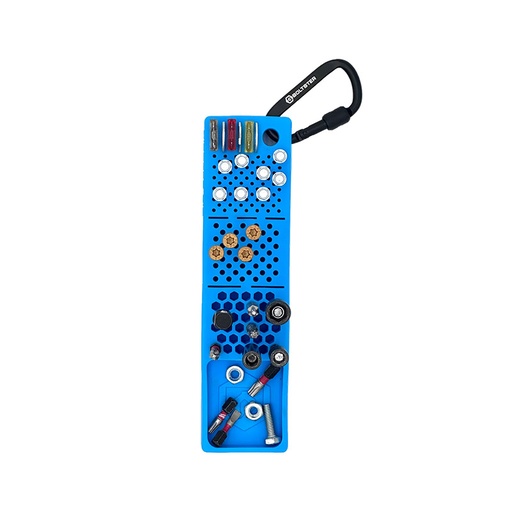[RX1-12-06653] BITSTER 2.0 BLUE DUAL MAGNETS LOCKING CARABINER
