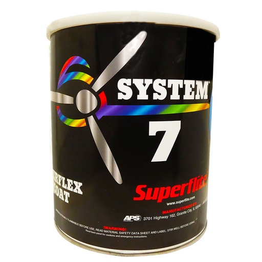 [RX1-99-02264] Superflite Urethane Topcoat Intense Black Gal - Expired