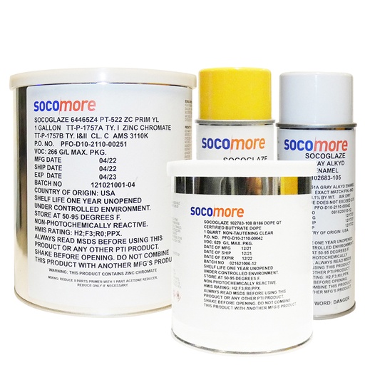 [RX1-99-02269] Socoglaze Pt-522 Zc Prim Gn Quart - Reduced Shelf Life