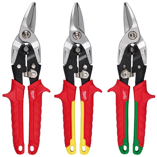 [RX1-11-20846] Milwaukee 3 Piece Aviation Snip Set 48-22-4563