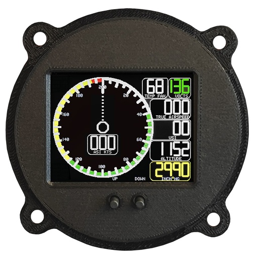 [RX1-10-07786] Radiant Universal Air Speed Indicator with 3-1/8 Bezel