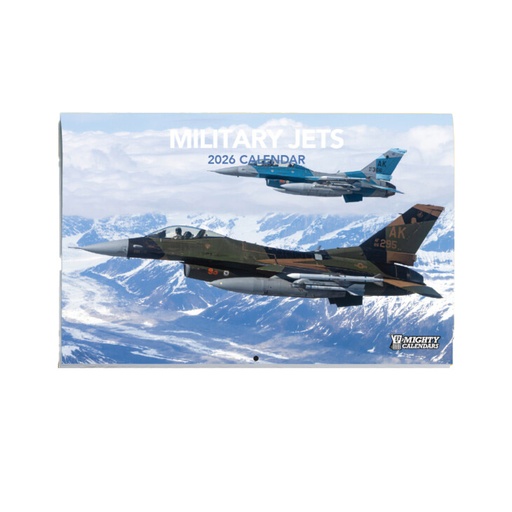 [RX1-13-06589-26] Ghost Military Jets Calendar 2026