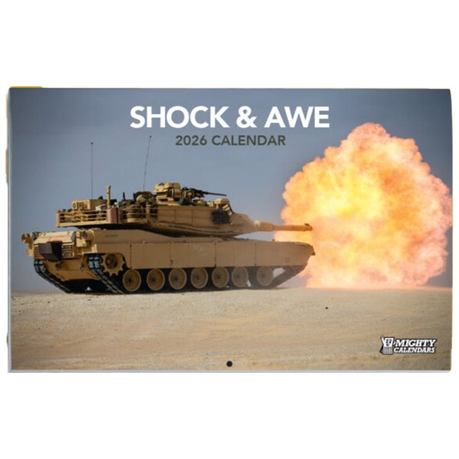 [RX1-13-06591-26] Ghost Shock And Awe Calendar 2026