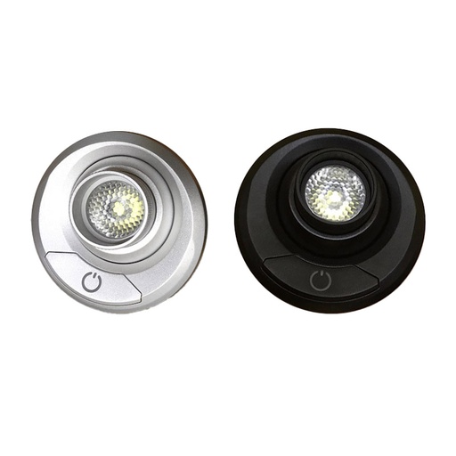 [RX1-11-20854] Aveo Eyebeam MB 4 Titania Silver Interior Swivel Multicolor Light