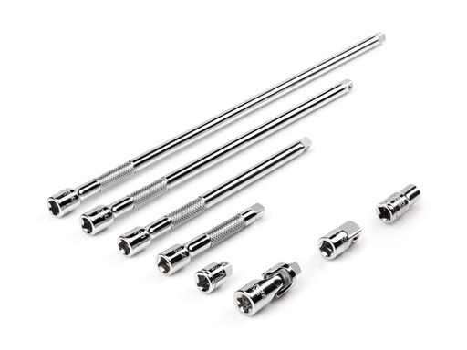 [RX1-12-06726] TEKTON - 1/4 Inch Drive Accessories Set (8-Piece) SHA90010