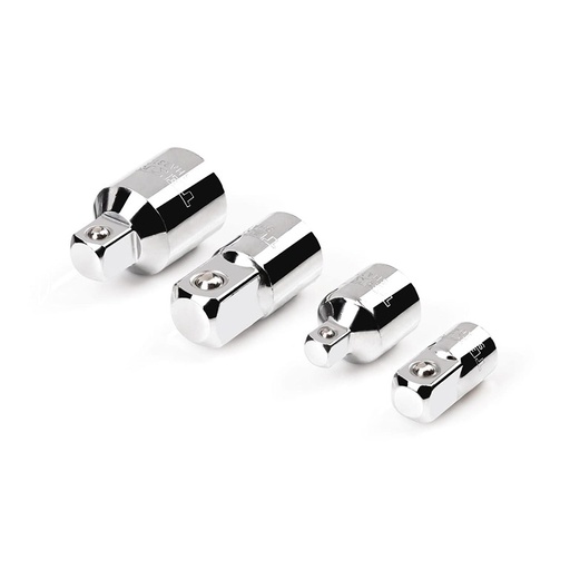[RX1-12-06735] TEKTON - 1/4 3/8 1/2 Inch Drive Adapter/Reducer Set (4-Piece) SHA99017