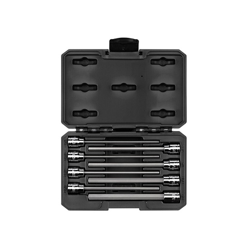 [RX1-12-06743] TEKTON - 3/8 Inch Drive Long Hex Bit Socket Set With Case 8-Piece (1/8-3/8 In.) SHB91313