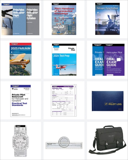 [RX1-13-06414-26] ASA Helicopter Student Pilot Kit With 2026 Materials