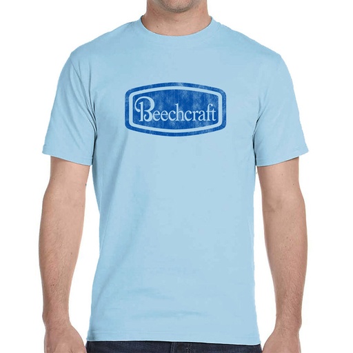 [RX1-13-26091] Malibu Shirts - Beechcraft Logo T-Shirt - Small