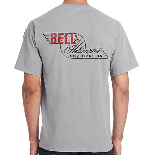 [RX1-13-26097] Malibu Shirts - Bell Helicopter Logo T-Shirt - Medium