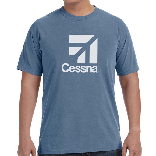 [RX1-13-26118] Malibu Shirts - Cessna Square T-Shirt - Large