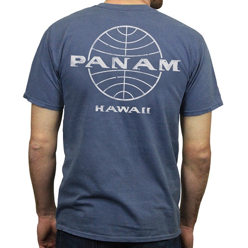 [RX1-13-26133] Malibu Shirts - Pan Am Globe T-Shirt - Large