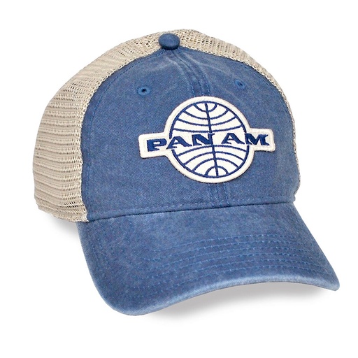 [RX1-13-26149] Malibu Shirts - Pan Am Snapback Mesh Adjustable Cap