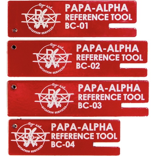 [RX1-13-26162] ROGER WILCO AVIATION PA23 BELLCRANK REFERENCE TOOL #1