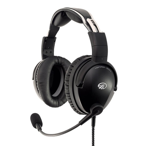 [RX1-11-20863] Lightspeed Zulu 4 ANR Headset Dual GA Straight Cord Battery Power