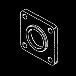 [RX1-10-01189] SIGMATEK 1/4" SPACER