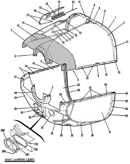 [RX1-05-32557] Nose Cap Kit Cessna 150-150Hp Cowl T002-1113000-K001