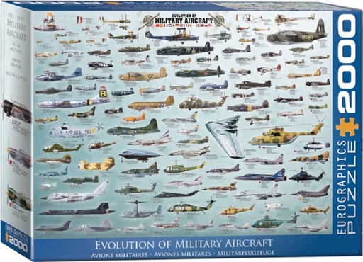 [RX1-13-26325] Evolution Of Military Aircraft Puzzle