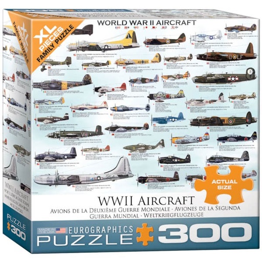 [RX1-13-26326] World War II Aircraft 300Pc Puzzle